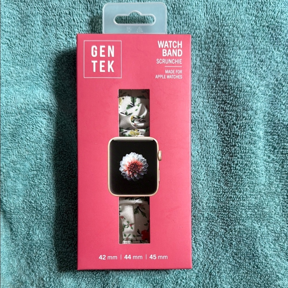 GenTek Floral Apple Watch Band Scrunchie
